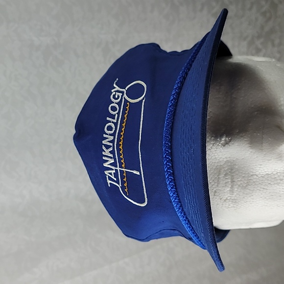 Vintage Youngan Trucker Snap Back Hat Blue/ White - Picture 1 of 11